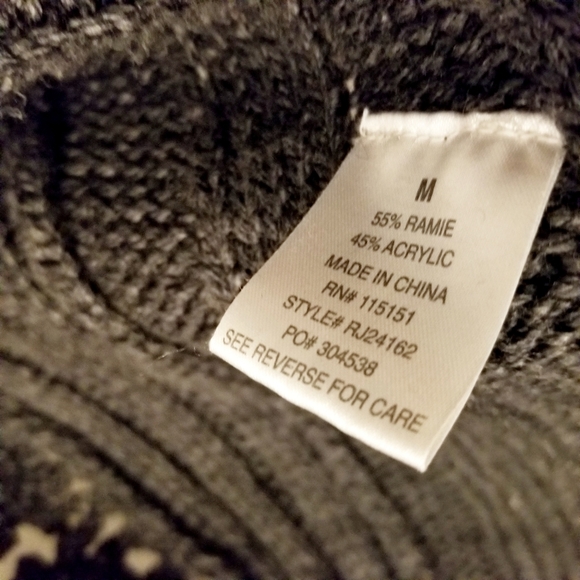 Romeo & Juliet couture grey open sweater - Picture 4 of 4